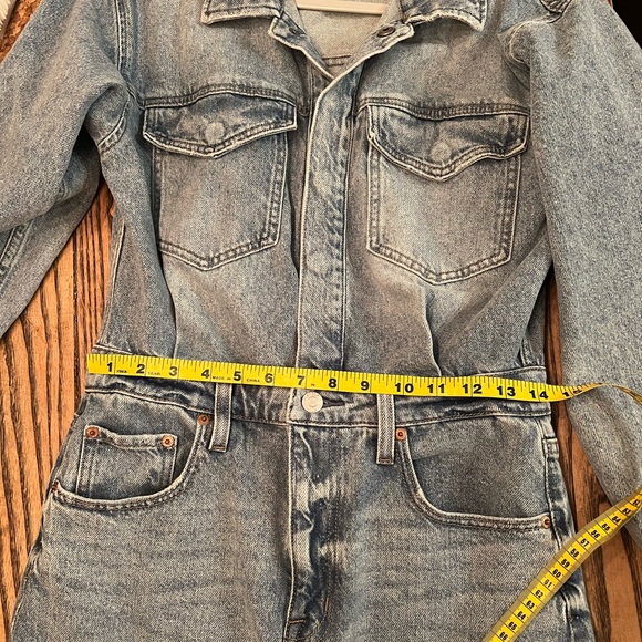 Pistola Amira Denim Dress with Front Slit - Picture 9 of 10